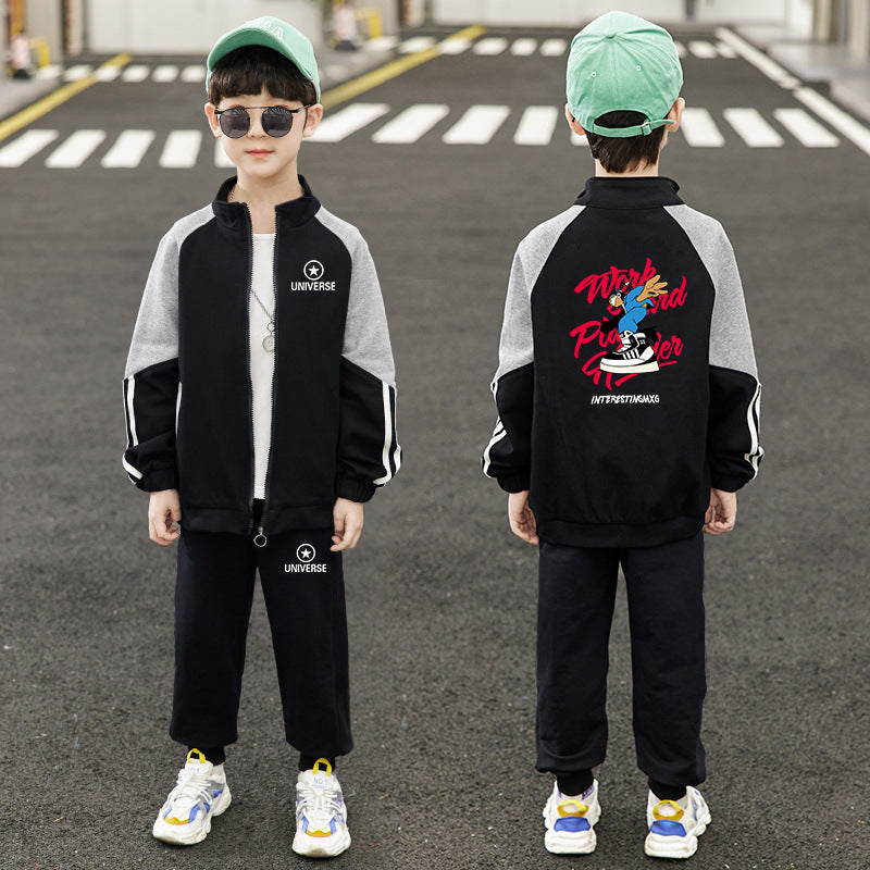 Boys' spring outfit set: new  collection - stylish spring clothes for boys, ages 6-12, trendy spring/autumn apparel
