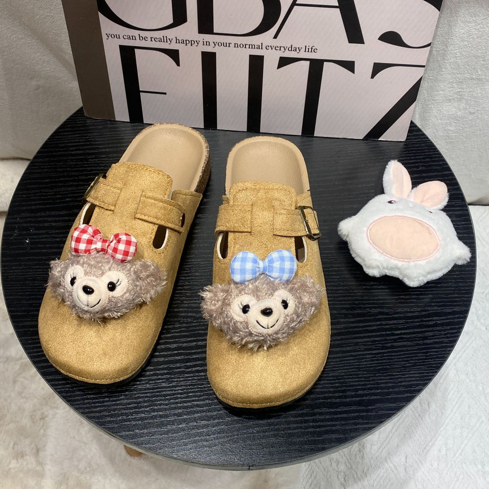 2026 spring/autumn cartoon cute comfortable new girls' slip-on birkenstock shoes, toddler & little kid birkenstock sandals