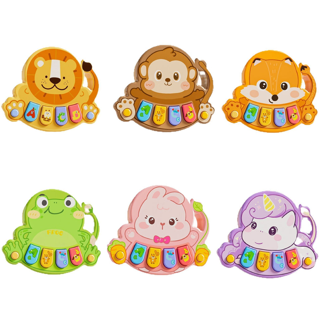 Cross-border children's early education electronic organ, lion animal piano, baby button piano, music box, baby coaxing toys