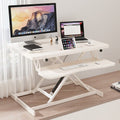 Standing desk adjustable height laptop monitor stand foldable computer table