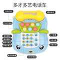 Wholesale children's multifunctional story phone - realistic landline, baby educational early learning toy with musical car