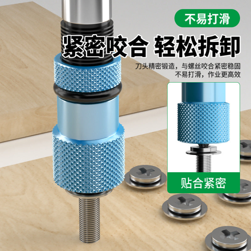 Baolian hexagonal quick adapter batch connecting rod hand electric drill electric drill quick release electric adapter head extension rod