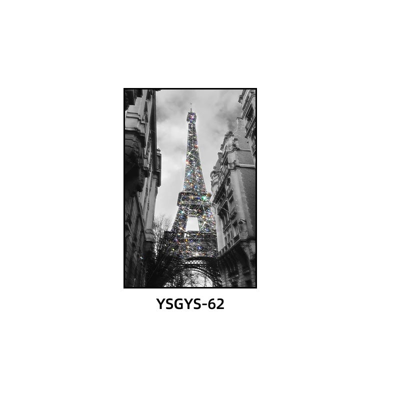 ins wind hanging painting clothing store background wall fashion decorative painting living room advanced sense flash diamond painting bathroom coffee shop