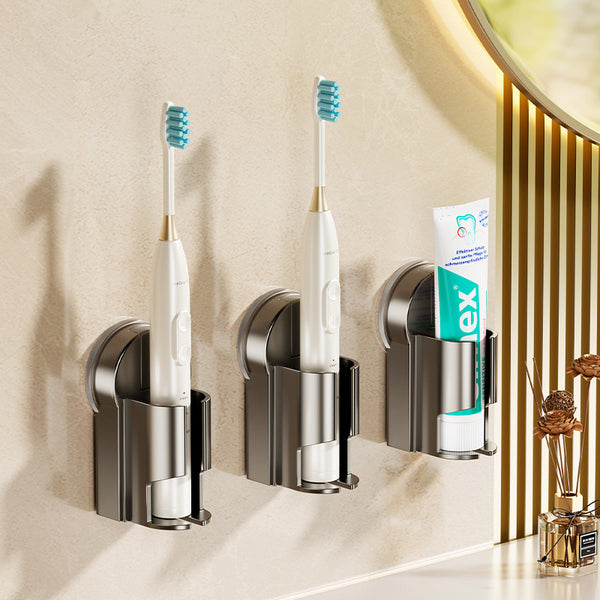 Suction cup electric toothbrush holder No punching Wall-mounted wall-mounted removable bathroom toothbrush rack Storage bracket