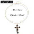 hot-selling personalized cross pendant necklace for women, perfect for everyday wear, casual, versatile, fashionable, and with a touch of luxury. wholesale jewelry