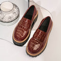 spring export cross-border plus size chunky sole loafers for women, sizes 36-43. wholesale available. dropshipping to , , and other platforms. versatile style