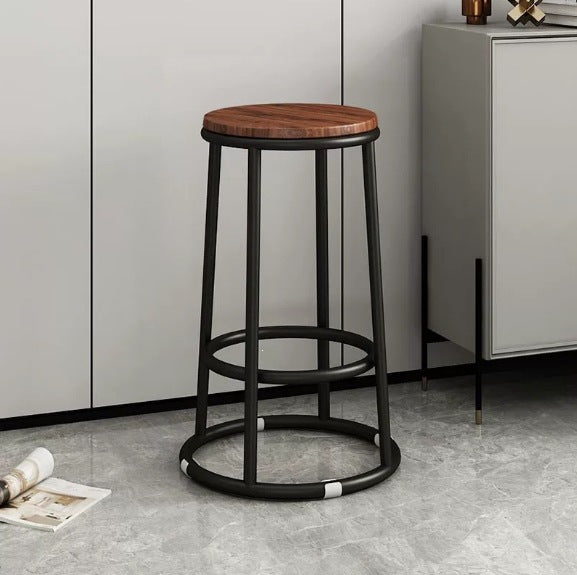 Iron bar chair table combination creative high stool one table two chairs restaurant casual back chair bar table no