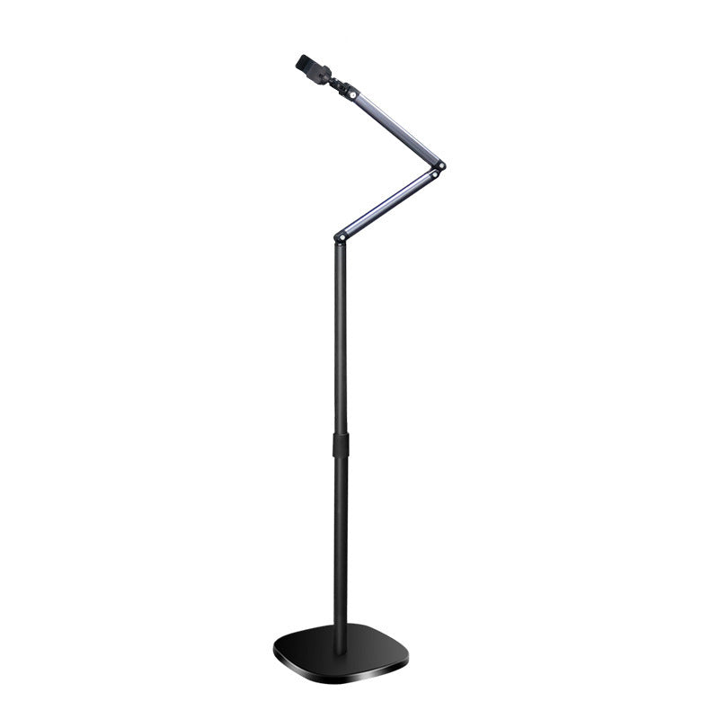 Ready-to-ship floor-standing cantilever stand for tablets and phones - multifunctional folding lazy stand for live streaming, binge-watching, and more
