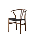 Nordic solid wood dining chair wabi-sabi armchair y chair casual reception negotiation restaurant hotel coffee backrest study