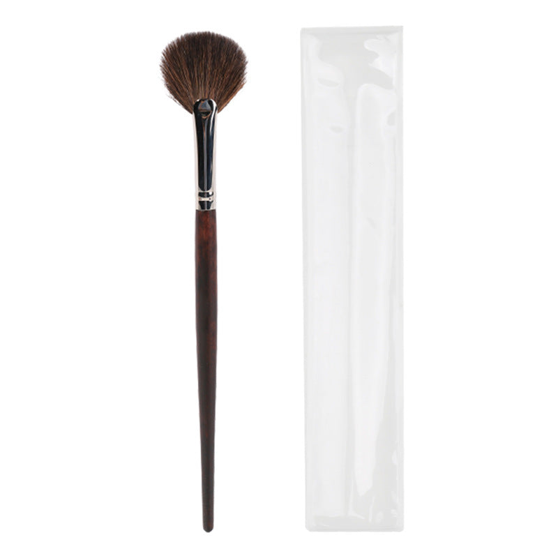 Single large and small multifunctional wool makeup brush detail brush highlight stippling beauty tool animal hair makeup brush