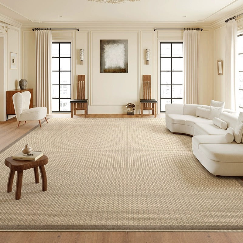 Carpet living room light luxury classy no-wash and wipeable  new arrival cream style winter sofa simple thickened floor mat