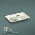 New gold inlaid with jade 5408