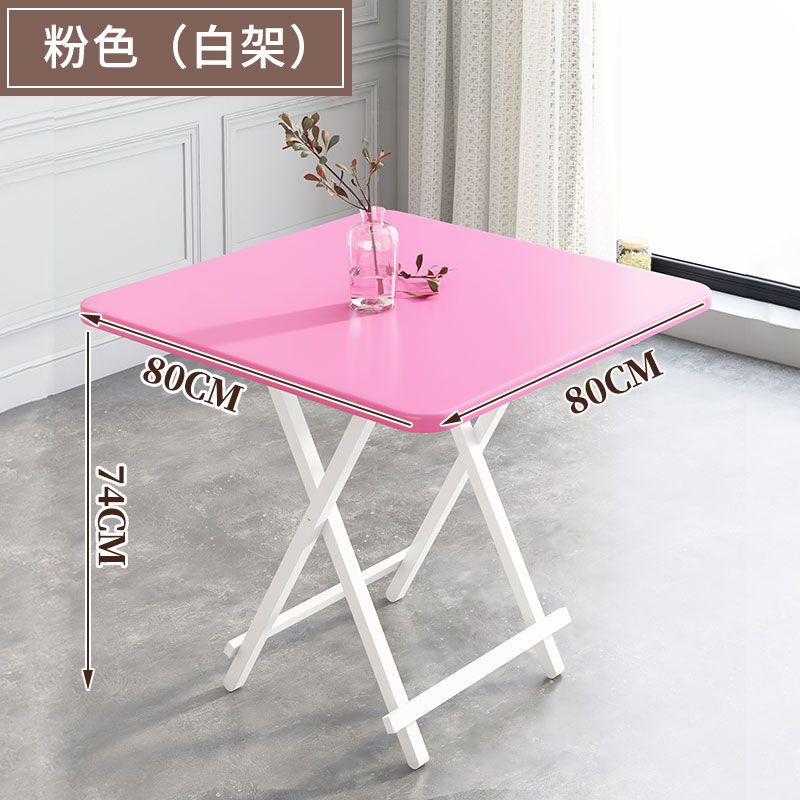 Folding tablefor homedining tablesimple small square table4-person tablesmall apartment portable outdoor stall balcony table