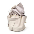 Genuine leather vegetable basket women's bag 2024 bucket bag large capacity satchel bag first layer cowhide classy genuine leather women's bag