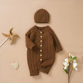 Baby romper jumpsuit spring autumn newborn sleepsuit knitted unisex baby warm clothes autumn winter 021