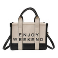 export tote bag lychee pattern women's satchel bag classy fashionprintingletter shoulder crossbody bag