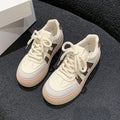 Niche style original design thick solewhite shoes women's 2025spring & fallnew arrival german training shoes retro sneakers sports casual shoes