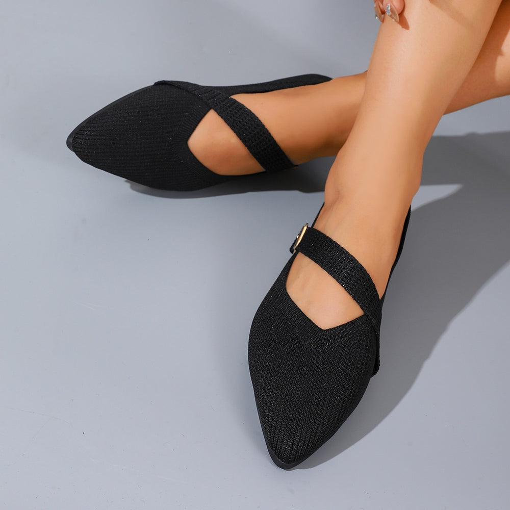 Wholesale women's summer new arrival: hollow-out mesh breathable flat lightweight comfortable slip-on casual fashion single shoes for export