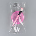 Beauty tool supplies mask bowl brush suit individually packaged mask bowl + mask brush plastic bowl makeup brush