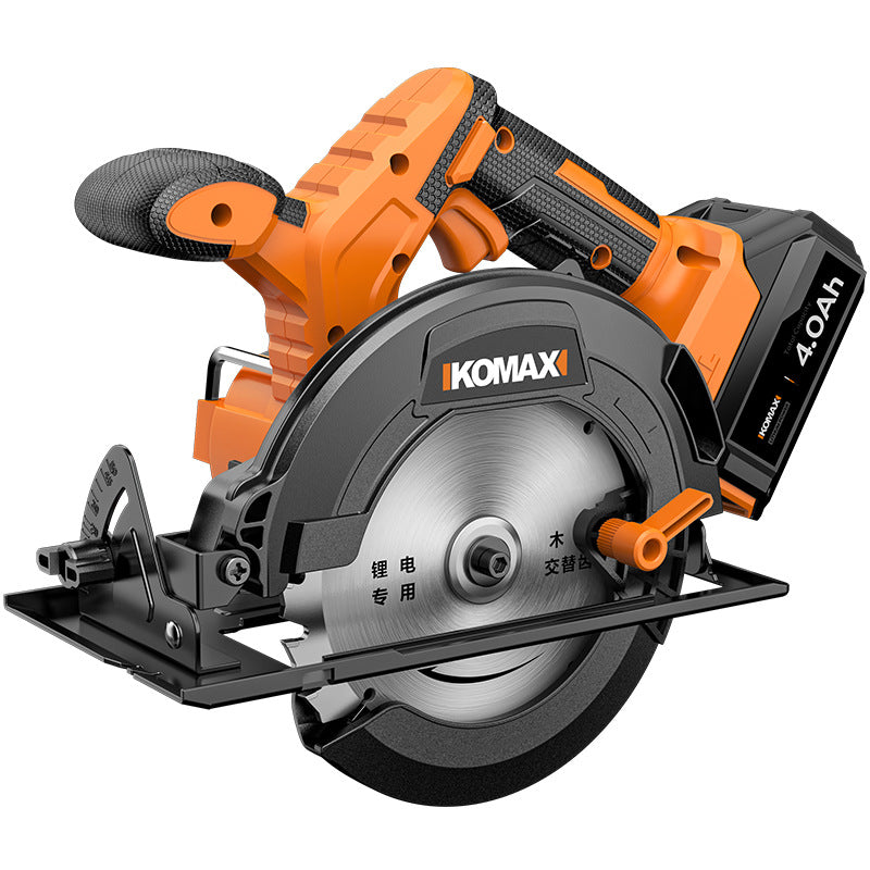 Brushless lithium battery circular saw, compact woodworking cutting machine, high-power flip-down table saw, multi-function electric saw, cutting saw
