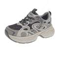 Thick sole heightened gray dad shoes women's 2025new arrivalspring women's shoes easiest for matchbest selling casual hiking sports shoes