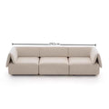 Source factory modular sofa designer house envelope sofa large apartment cream style living room fabric sofa