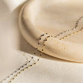Amazon black square sun pendant stainless steel epoxy round disc tassel multi-layer necklace - unique fashion jewelry