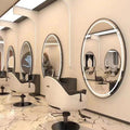 Influencer-approved salon mirror with lights - professional barber mirror for hair cutting, wall-mounted vanity mirror for hair salons