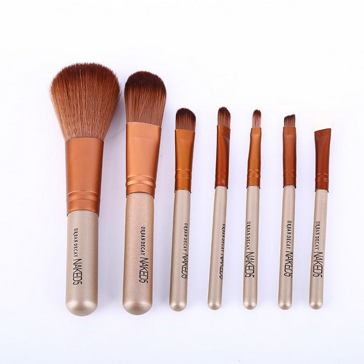 Portable tin box makeup brush naked5 makeup brush 7 makeup brush set beginner makeup brush tool nk5