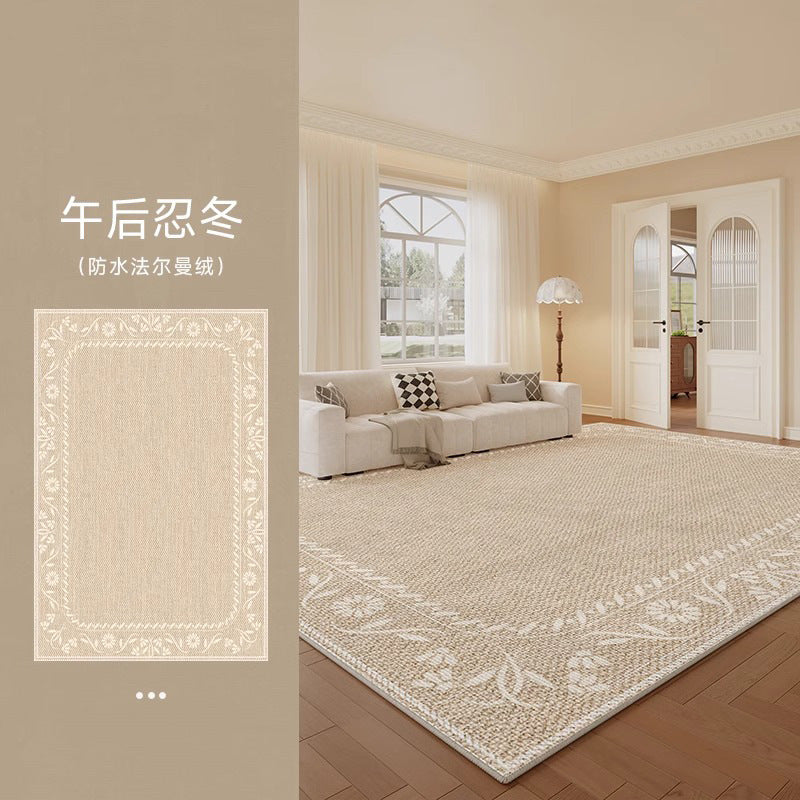 Carpet living room bedroom accessible luxurynew arrival bedside no-wash and wipeable room classy sense no-maintenance sofa waterproof floor mat