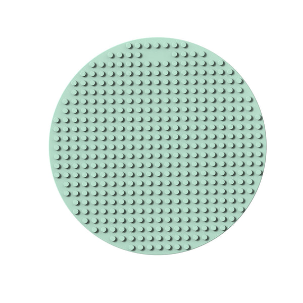 double-sided food-grade silicone building block folding mat baby educational toy silicon building block mat