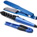 new arrival three-in-one hair straightener spiral curling iron comb suit automatic curling iron hair straightener personalized