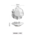 Casual boutique dish plate restaurant asymmetrical ceramic plate special-shaped stylish artistic conception for home creative cold dish plate