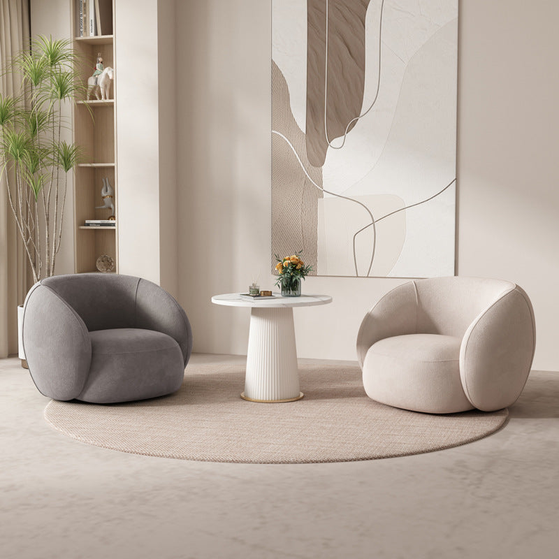 Beauty salon rest area sales department negotiation single sofa round table combination b&b balcony sofa chair living room
