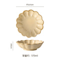 Clay salad bowl dessert soup bowl restaurant hotel high-value retro style tableware for home fruit plate noodle bowl cold bowl