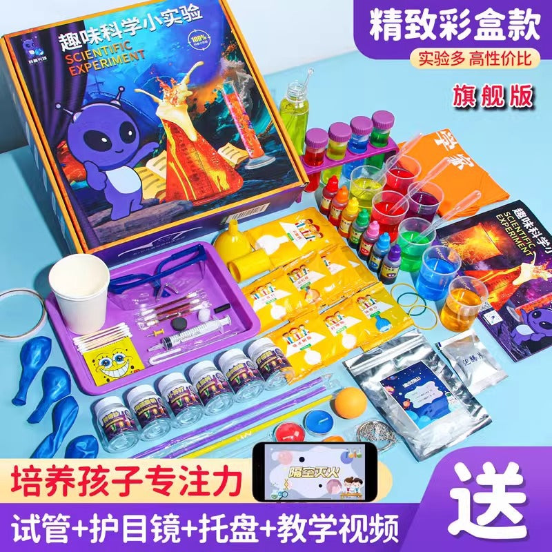 Kids' science experiment kit - fun physics & chemistry diy set for elementary school & kindergarten - perfect back-to-school gift!