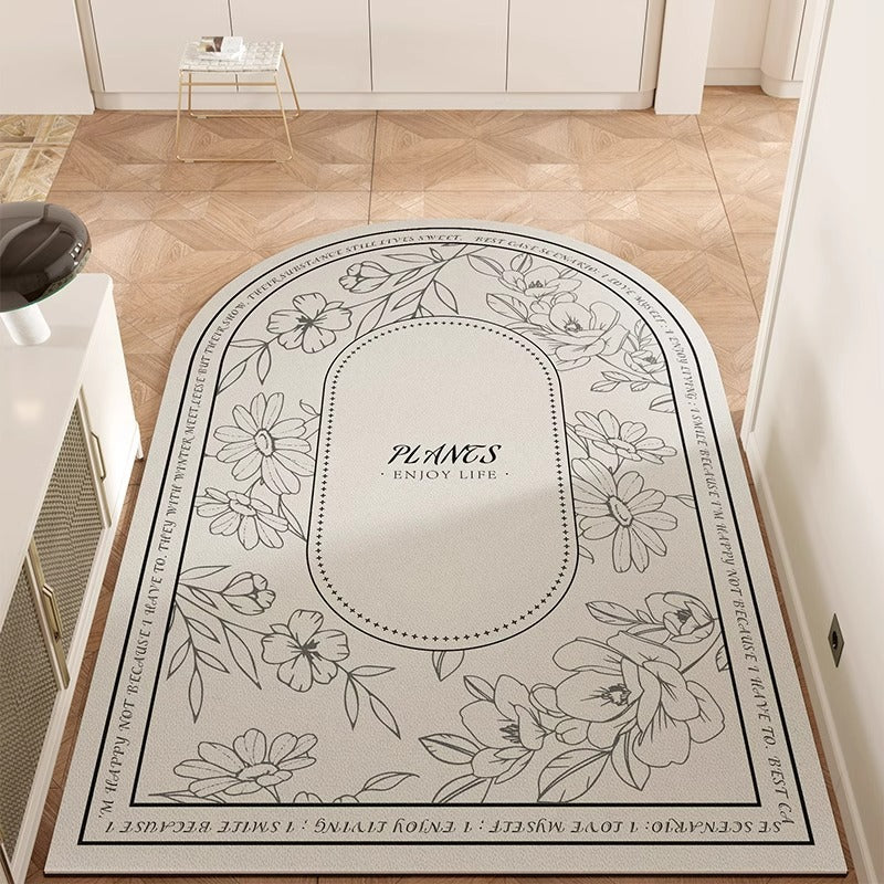High-end doormat for entryway, home anti-slip floor mat,  new style, minimalist modern luxury, no-wash