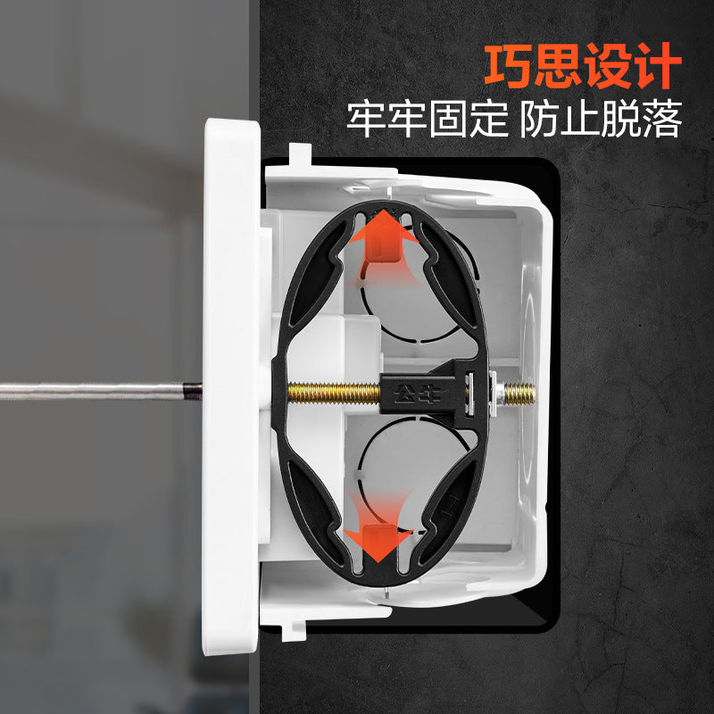 Bull concealed box repairman wire box bottom box type 86 universal surface-mounted concealed fixed artifact switch socket junction box