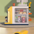 Hot-selling new children's supermarket coffee cash register toy set, front desk vending machine, pretend play for boys and girls, cross-border