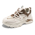 Men's spring trendy casual shoes: youth-friendly, versatile, mesh breathable, chunky sole, height-increasing, running & athletic sneakers