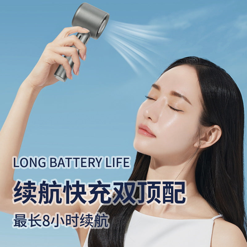 Southeast asia's hottest seller: m11 mini handheld fan - usb rechargeable, digital display, 120-speed turbine high-speed fan