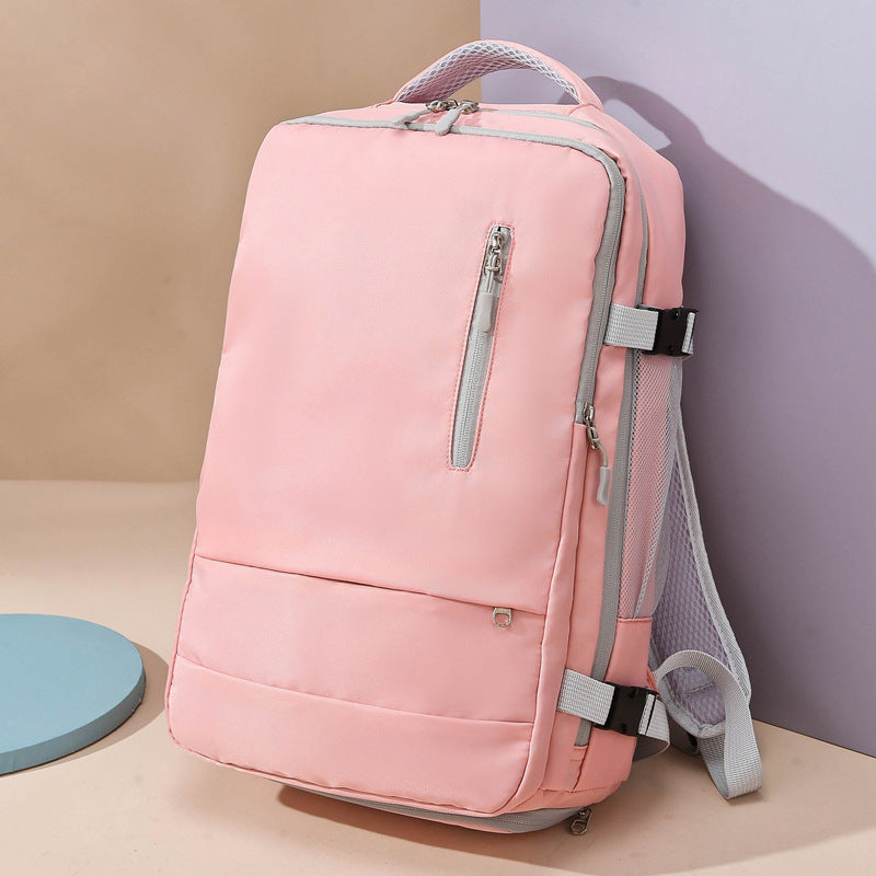 New backpack wholesale large capacity outdoor travel bag shoe compartment fashion mommy bag short trip computer student schoolbag