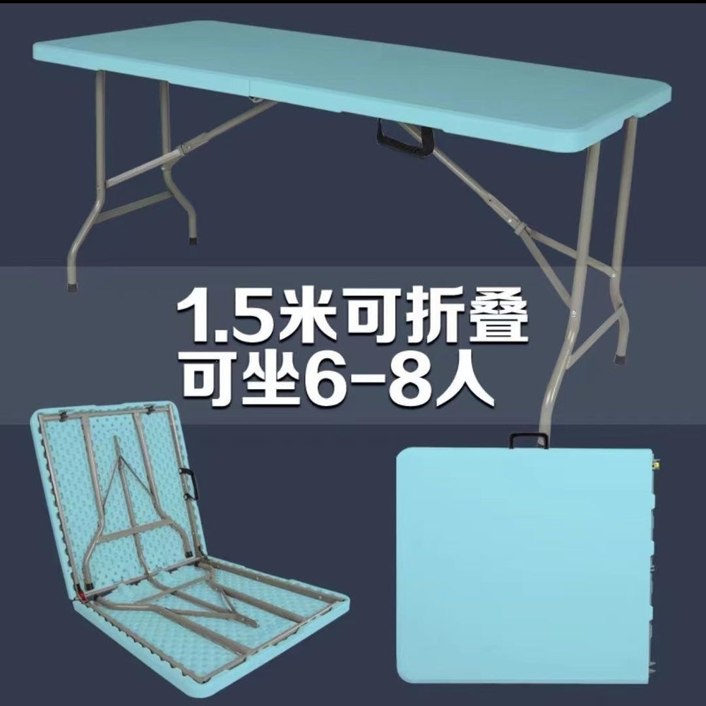 Folding desk portable training table home table outdoor night market stall small apartment dining table