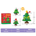 Compatible with lego bricks santa claus cartoon figure kids assembly educational christmas toy gift cross-border wholesale
