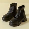 martin boots for women summer thin women's mesh breathable cut out short boots with thick bottom petites mesh cool boots