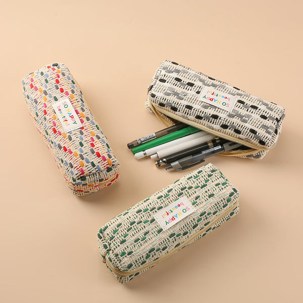 Xiaoxiangfeng pencil case, simple and large-capacity pencil case, high-value ins style stationery pencil case for junior high school girls
