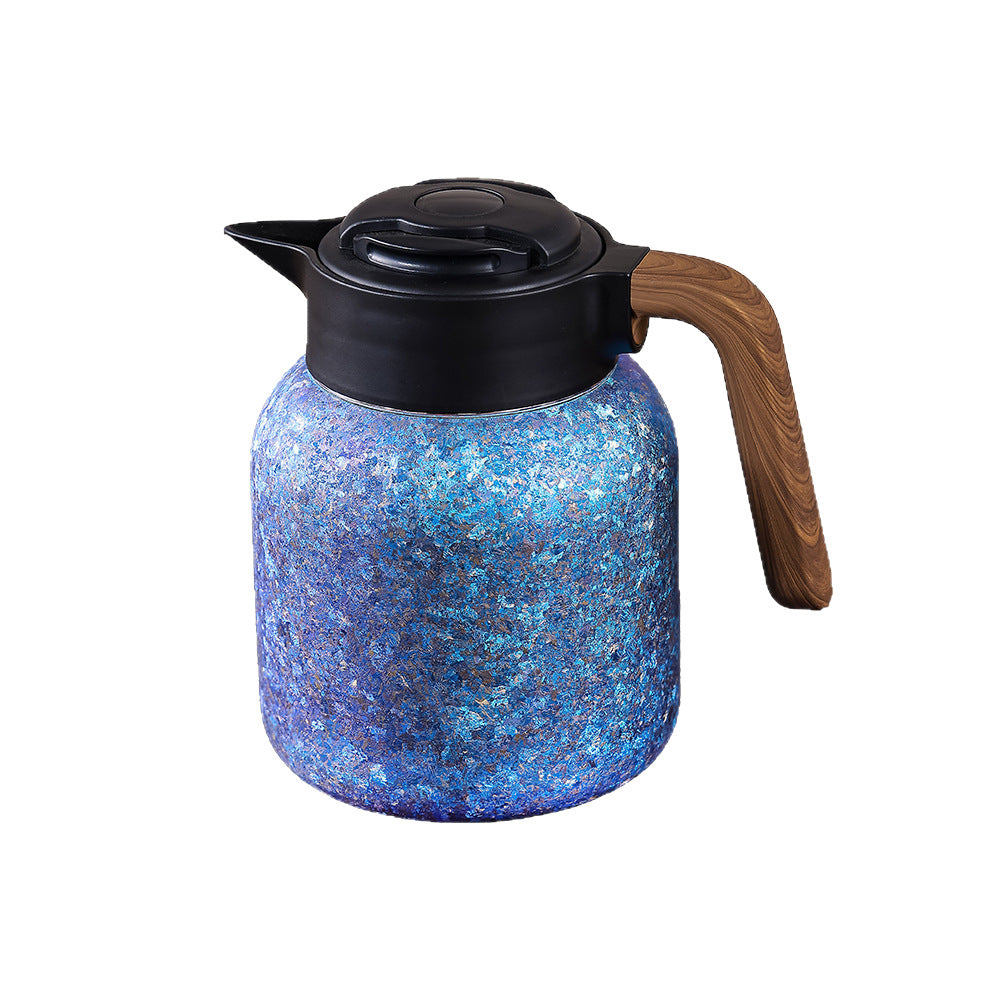 Pure titanium stew teapot gift box intelligent temperature display large capacity health pot gift for home thermos pot tea water separation kettle