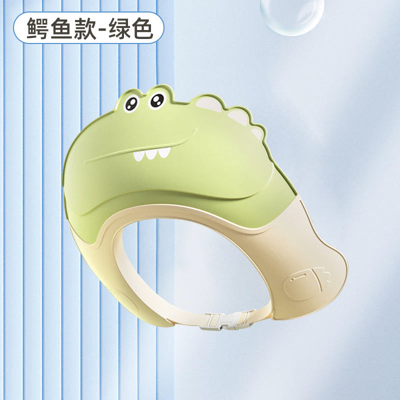 Baby hair washing cape - waterproof shampoo cap for kids, ear protection, infant bathing, and childproof hair washing