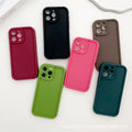 Suitable for oppoa58 emery mobile phone case a57 pure color reno12 fine hole real sky eye ladder protective cover