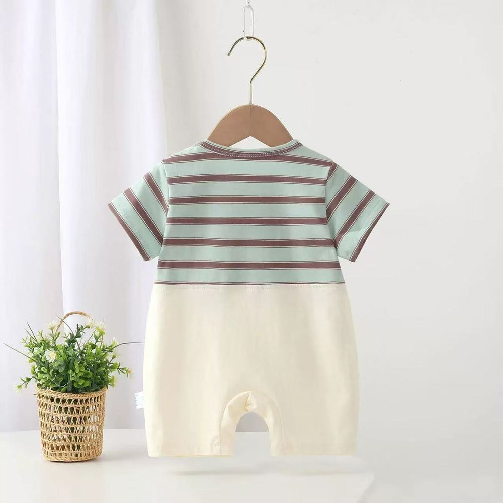 Summersuitcutefake two-piece baby girlfashioncute onesie infant romper outing clothes romper